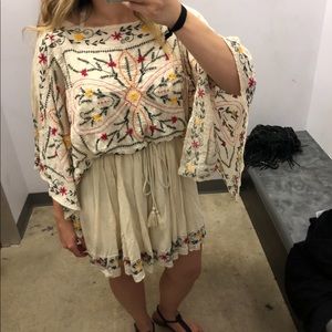 Free people embroidered dress